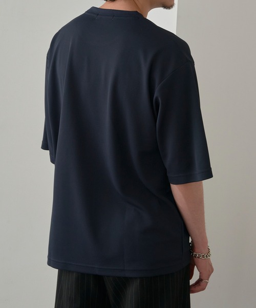 MAGASIN DE MODE Brew(マガジンデモードブリュー)の「【MAGASIN DE MODE Brew】KAITEKI+ FRESH TECHポケツキTシャツ MZJ 機能素材 接触冷感 UVカット 速乾(Tシャツ/カットソー・メンズ・ブラック/ネイビー/ホワイト・M/L/LL)」の15枚目の写真
