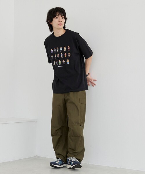 coen（コーエン）の「Teddy Bear（テディベア）17ベアプリントTシャツ（Tシャツ/カットソー・メンズ・ホワイト/ブラック・S/M/L/XL）」の15枚目の写真