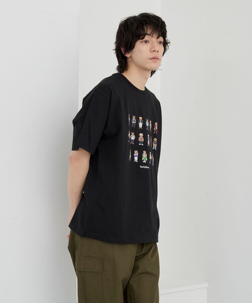 coen（コーエン）の「Teddy Bear（テディベア）17ベアプリントTシャツ（Tシャツ/カットソー・メンズ・ホワイト/ブラック・S/M/L/XL）」の14枚目の写真