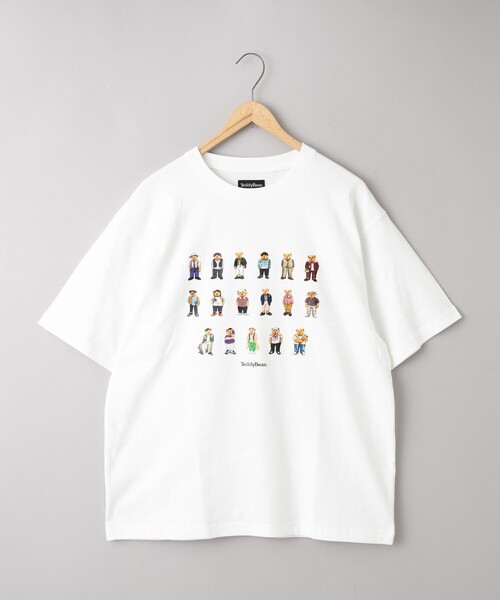 coen（コーエン）の「Teddy Bear（テディベア）17ベアプリントTシャツ（Tシャツ/カットソー・メンズ・ホワイト/ブラック・S/M/L/XL）」の8枚目の写真