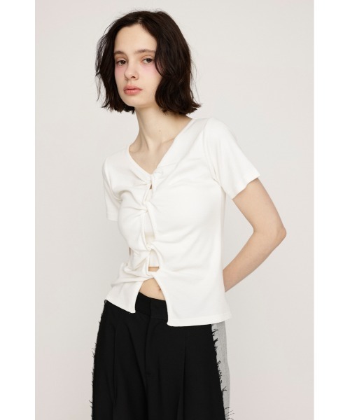 SLY 2WAY HOLE CUT トップス RED SLY | 2WAY HOLE CUT トップス (Tシャツ・カットソー(半袖