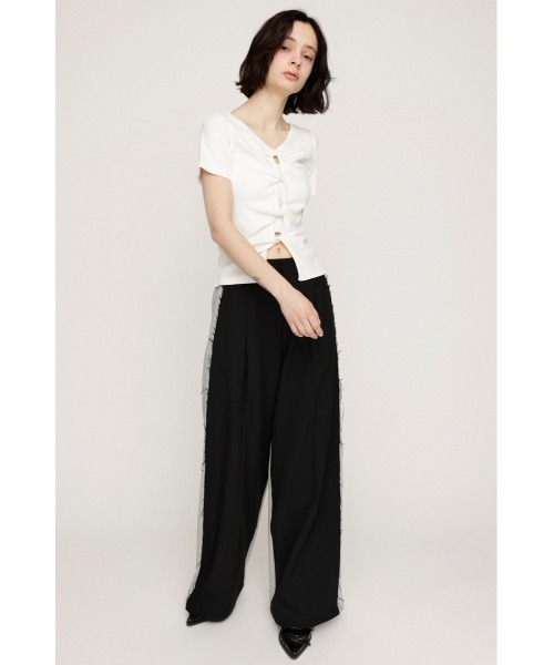 トップス SLY 2way hole cut tops 2WAY HOLE CUT TOPS 2ウェイ ホールカット トップス 夏服 半袖