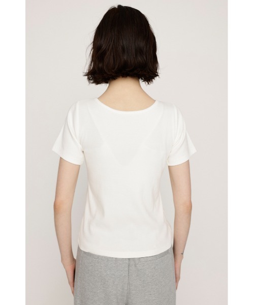 2WAY HOLE CUT TOPS 2ウェイ ホールカット トップス 夏服 半袖