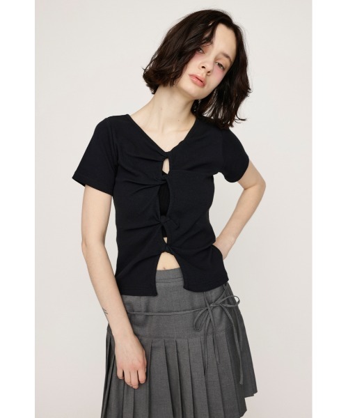 トップス SLY 2way hole cut tops 2WAY HOLE CUT TOPS 2ウェイ ホールカット トップス 夏服 半袖