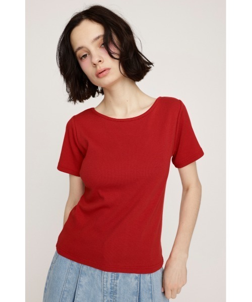 2WAY HOLE CUT TOPS 2ウェイ ホールカット トップス 夏服 半袖