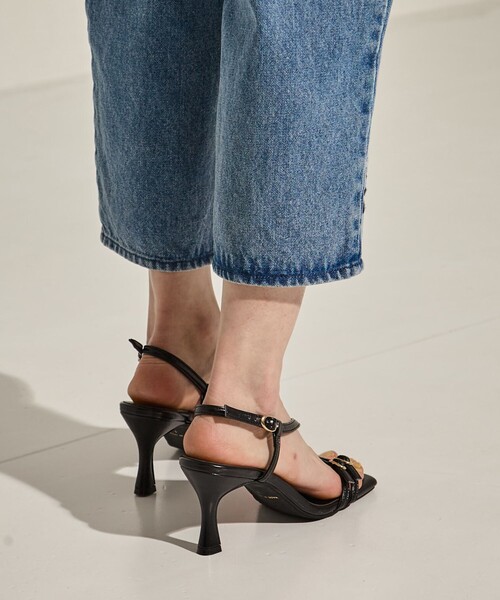 STUDIOUS（ステュディオス）の「【STUDIOUS/ステュディオス】Multi Adjust Strap Sandals/マルチアジャスターストラップサンダル/ミュール（サンダル・レディース・ブラック・1/2）」の4枚目の写真