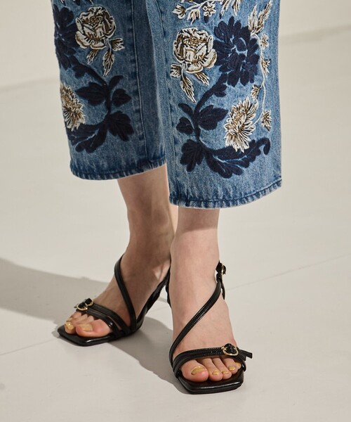 STUDIOUS（ステュディオス）の「【STUDIOUS/ステュディオス】Multi Adjust Strap Sandals/マルチアジャスターストラップサンダル/ミュール（サンダル・レディース・ブラック・1/2）」の12枚目の写真