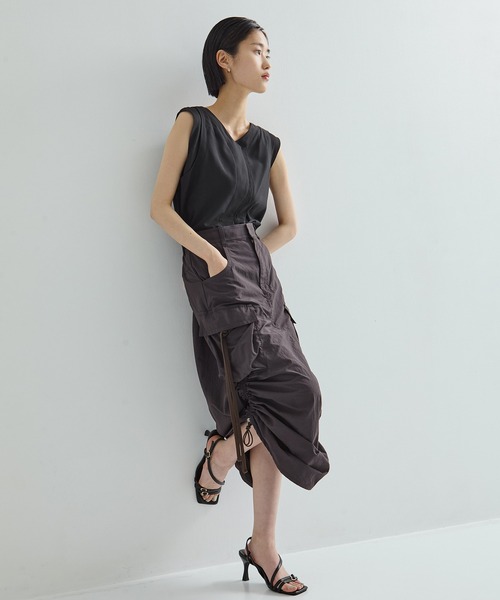 STUDIOUS（ステュディオス）の「【STUDIOUS/ステュディオス】Multi Adjust Strap Sandals/マルチアジャスターストラップサンダル/ミュール（サンダル・レディース・ブラック・1/2）」の6枚目の写真