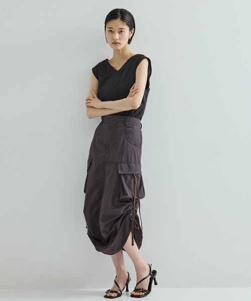 STUDIOUS（ステュディオス）の「【STUDIOUS/ステュディオス】Multi Adjust Strap Sandals/マルチアジャスターストラップサンダル/ミュール（サンダル・レディース・ブラック・1/2）」の7枚目の写真