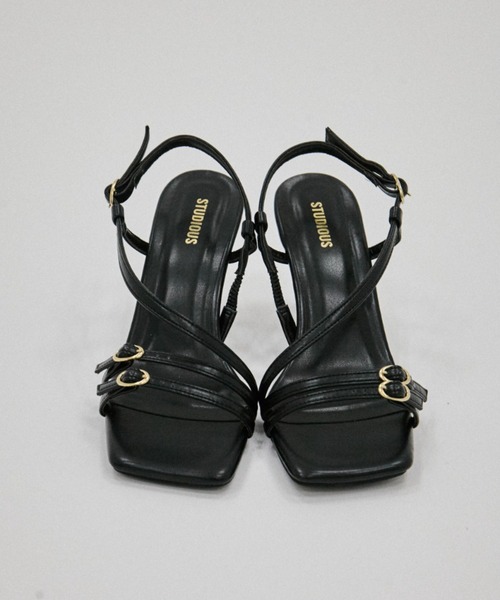STUDIOUS（ステュディオス）の「【STUDIOUS/ステュディオス】Multi Adjust Strap Sandals/マルチアジャスターストラップサンダル/ミュール（サンダル・レディース・ブラック・1/2）」の16枚目の写真