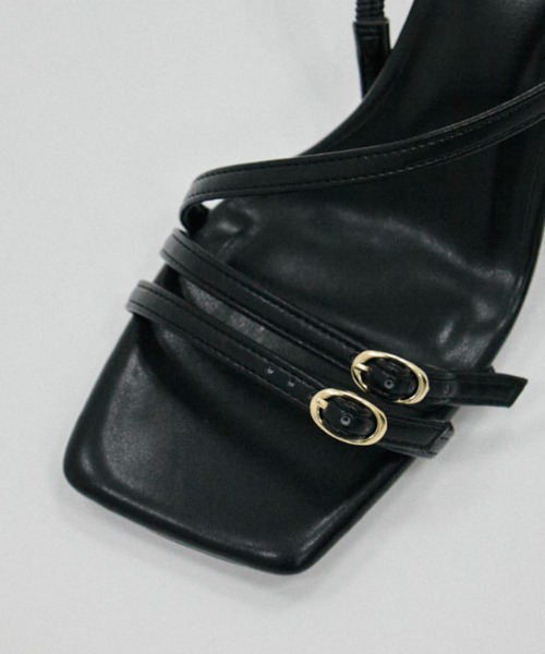 STUDIOUS（ステュディオス）の「【STUDIOUS/ステュディオス】Multi Adjust Strap Sandals/マルチアジャスターストラップサンダル/ミュール（サンダル・レディース・ブラック・1/2）」の22枚目の写真