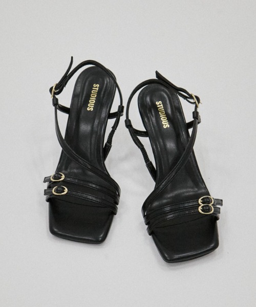 STUDIOUS（ステュディオス）の「【STUDIOUS/ステュディオス】Multi Adjust Strap Sandals/マルチアジャスターストラップサンダル/ミュール（サンダル・レディース・ブラック・1/2）」の14枚目の写真