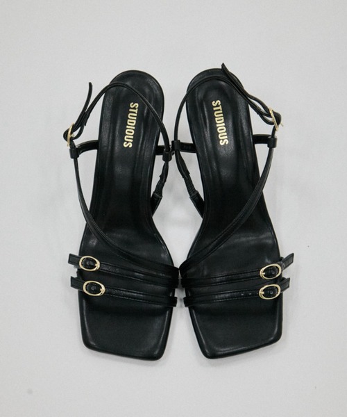 STUDIOUS（ステュディオス）の「【STUDIOUS/ステュディオス】Multi Adjust Strap Sandals/マルチアジャスターストラップサンダル/ミュール（サンダル・レディース・ブラック・1/2）」の13枚目の写真