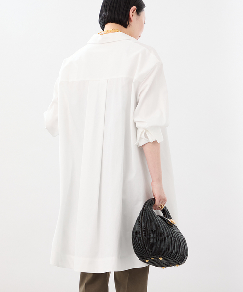 VERMEIL par iena(ヴェルメイユパーイエナ)の「スキッパーオーバーシャツ(シャツ/ブラウス・レディース・ブラック/ピンク系その他/ホワイト・FREE)」の16枚目の写真