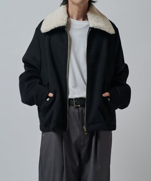 yukiemon パールブルゾン ブルゾン アウター Mサイズ ラメニット yukiemon パールブルゾン ブルゾン アウター Mサイズ ラメニット