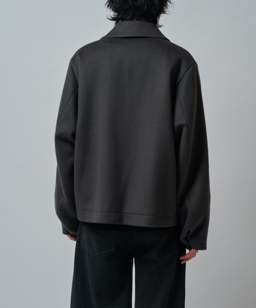 Lui's（ルイス）の「ビーバーメルトン襟ボアブルゾン（ブルゾン・メンズ・ブラック/チャコールグレー・S/M）」の22枚目の写真