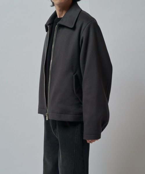 Lui's（ルイス）の「ビーバーメルトン襟ボアブルゾン（ブルゾン・メンズ・ブラック/チャコールグレー・S/M）」の21枚目の写真