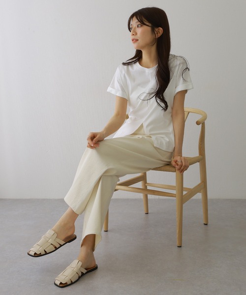 【関税込み】Nanushka オレンジ Lette ラウンジパンツ Silktouch ラウンジショートパンツ_69258_ss24 | Tani