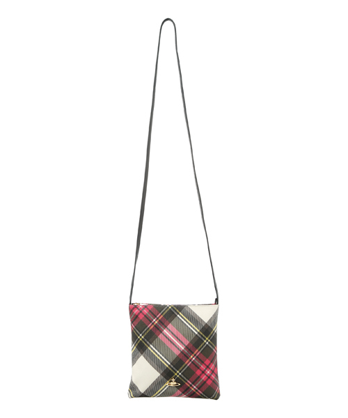 Vivienne Westwoodトートバッグ 肩がけ ショルダー チェック柄 中古・古着通販】Vivienne Westwood (ヴィヴィアンウエスト