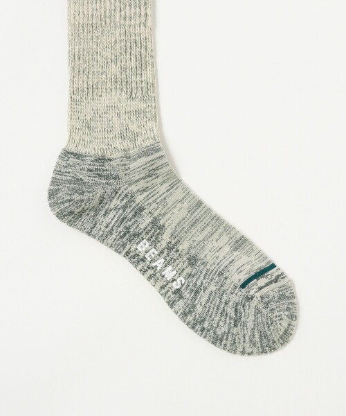 BEAMS（ビームス）の「ウールライク パイル ソックス（ソックス/靴下・メンズ・ブラック/オフホワイト/ネイビー・ONE SIZE）」の5枚目の写真