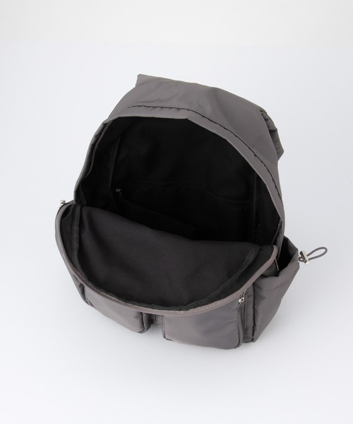 Honeys（ハニーズ）の「【撥水加工】アウトポケットリュック（バックパック/リュック・レディース・ブラック/ダークグレー・FREE）」の14枚目の写真