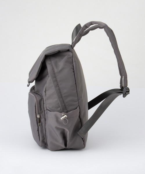 Honeys（ハニーズ）の「【撥水加工】アウトポケットリュック（バックパック/リュック・レディース・ブラック/ダークグレー・FREE）」の16枚目の写真