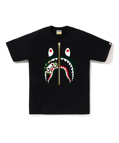 ABC CAMO MILO SHARK TEE（Tシャツ/カットソー）｜A BATHING APE（ア