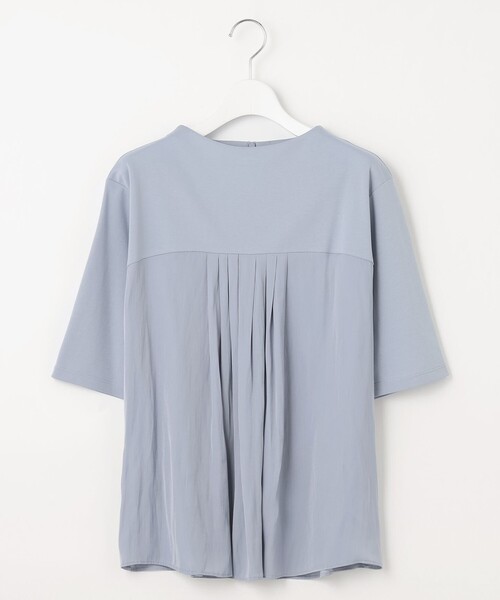 J.PRESS(ジェイプレス)の「【洗える・抗菌防臭・接触冷感・吸水速乾】ドライポンチ フレア カットソー(Tシャツ/カットソー・レディース・ブラック系/グレー系/サックスブルー系/ベージュ系・LARGE/MEDIUM)」の16枚目の写真