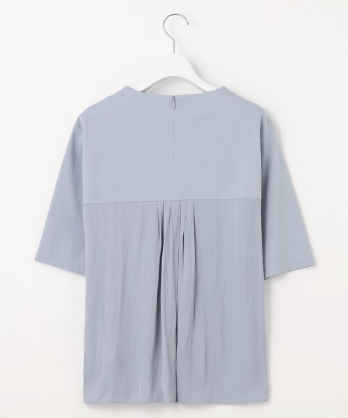 J.PRESS(ジェイプレス)の「【洗える・抗菌防臭・接触冷感・吸水速乾】ドライポンチ フレア カットソー(Tシャツ/カットソー・レディース・ブラック系/グレー系/サックスブルー系/ベージュ系・LARGE/MEDIUM)」の17枚目の写真