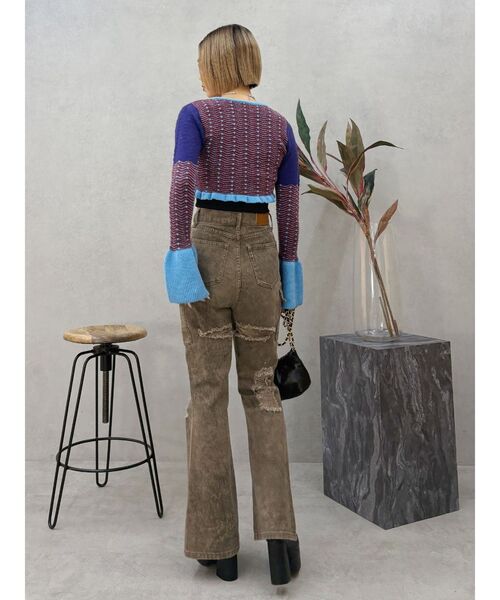 EVRIS（エヴリス）の「レザーライクチャンキーブーツ（ブーツ・レディース・ホワイト/ブラック/その他1・SMALL/MEDIUM/LARGE）」の14枚目の写真