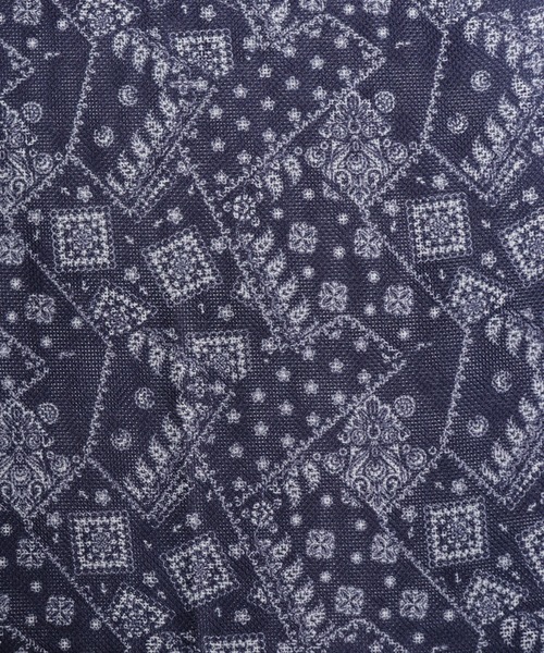 JEMORGAN（ジェーイーモーガン）の「JEMORGAN 総柄プリントメッシュ半袖シャツ（シャツ/ブラウス・メンズ・レッド系/ネイビー系/ブルー系・M/L/XL）」の9枚目の写真