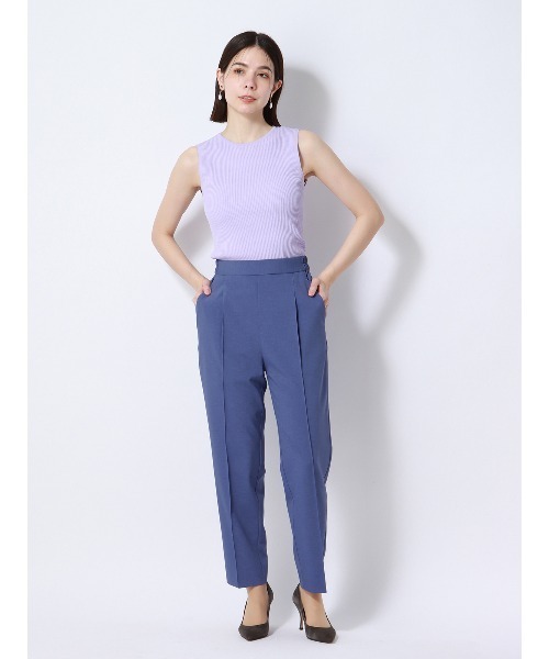 SUIT SQUARE（スーツスクエア）の「ココチよ タックテーパードパンツ ウォッシャブル ストレッチ 無地（その他パンツ・レディース・カーキ系/ブルー系/イエロー系・36(7号)/38(9号)/40(11号)）」の12枚目の写真