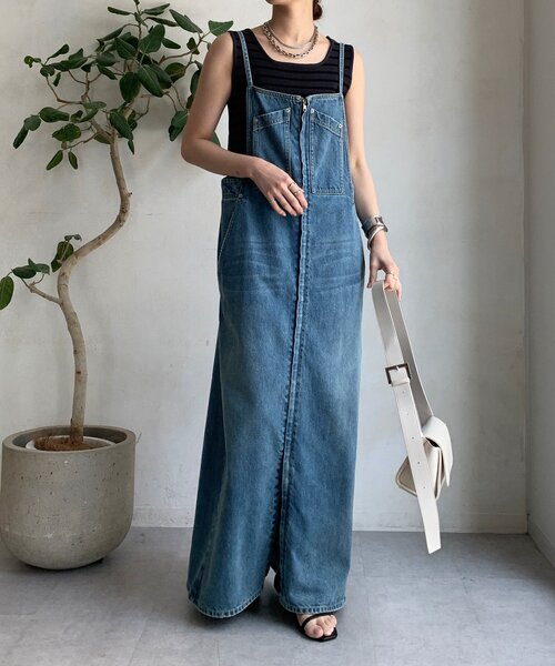 DouDou（ドゥドゥ）の「ボーダースクエアニットタンク（ニット/セーター・レディース・オフホワイト/グレー/ブラウン/ベージュ・FREE）」の17枚目の写真