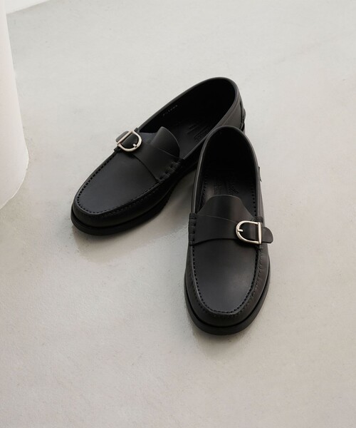 【ほぼ未使用　美品】Paraboot アローズ別注ローファー黒 別注】＜Paraboot＞BIT DECK ローファー