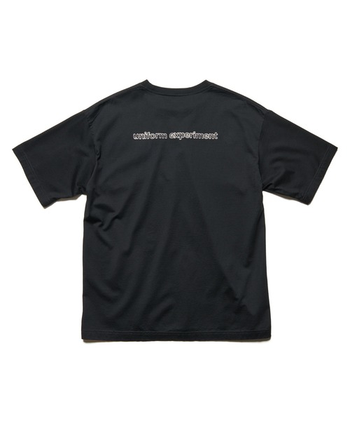 uniform experiment(ユニフォームエクスペリメント)の「LOGO-DRAFT TEE(Tシャツ/カットソー・メンズ・チャコールグレー/ホワイト/ブラック・2/4/3/5/1)」の1枚目の写真