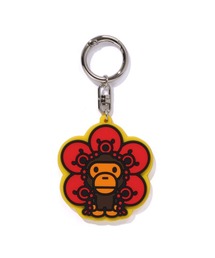 A BATHING APE(AxCVOGCv)BABY MILO FRIENDS RUBBER KEYCHAIN(L[z_[)