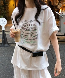 イラストプリントTシャツ