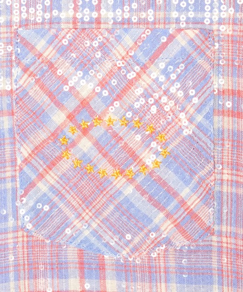 AFB（エーエフビー）の「SPANGLE SS SHIRTS（シャツ/ブラウス・メンズ・オレンジ/ブルー/レッド・M/L/XL）」の10枚目の写真