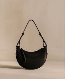 【 NiiNa / ニーナ 】高品質牛革 ワンハンドルハーフムーンショルダーレザーバッグ