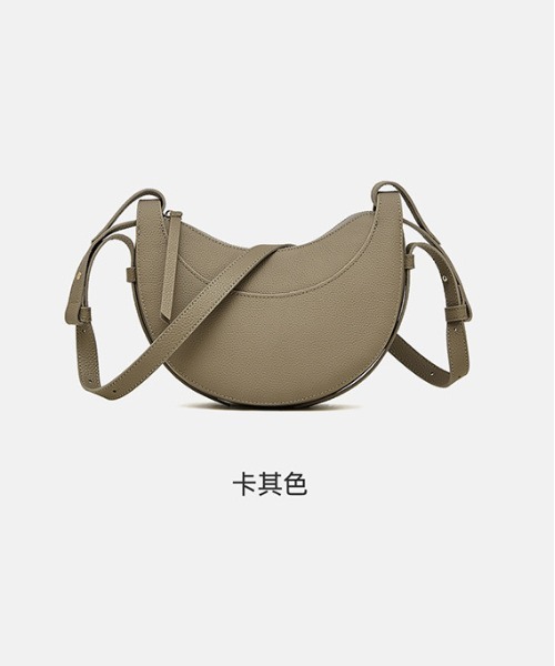 NiiNa(ニーナ)の「【 NiiNa / ニーナ 】高品質牛革 ワンハンドルハーフムーンショルダーレザーバッグ(ショルダーバッグ・レディース・グレイッシュベージュ/ブラック/ブラウン・FREE)」の21枚目の写真