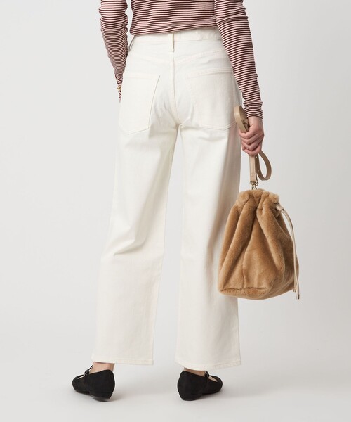 Healthy denim(ヘルシーデニム)の「【別注】<HEALTHY DENIM>ストレート ワイド デニム パンツ(デニムパンツ・レディース・オフホワイト/コバルトブルー・XS/S/M)」の13枚目の写真