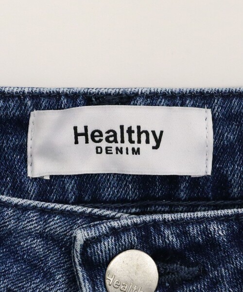 Healthy denim(ヘルシーデニム)の「【別注】<HEALTHY DENIM>ストレート ワイド デニム パンツ(デニムパンツ・レディース・オフホワイト/コバルトブルー・XS/S/M)」の5枚目の写真