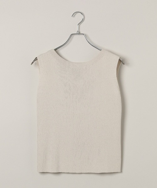 A part by(アパートバイ)の「ラメリブニットフレンチスリーブ(ニット/セーター・レディース・ボルドー/ライトグレー/ホワイト系その他5・FREE)」の2枚目の写真