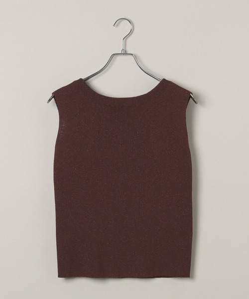 A part by(アパートバイ)の「ラメリブニットフレンチスリーブ(ニット/セーター・レディース・ボルドー/ライトグレー/ホワイト系その他5・FREE)」の18枚目の写真