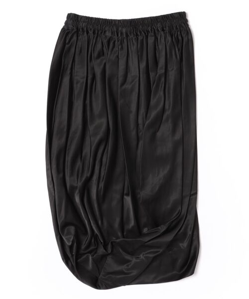 Vivienne Westwood（ヴィヴィアンウエストウッド）の「ﾚｰﾖﾝｺｯﾄﾝｻﾃﾝﾄﾞﾚｰﾌﾟﾚｸﾀﾝｸﾞﾙｽｶｰﾄ（スカート・レディース・グレー/ブラック・FREE）」の3枚目の写真