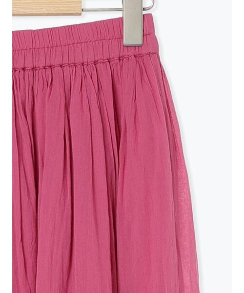 Samansa Mos2 blue（サマンサモスモスブルー）の「【Made in India】ボイルギャザースカート（スカート・レディース・プラム/ブルー/ターコイズブルー/ブラック・F）」の13枚目の写真