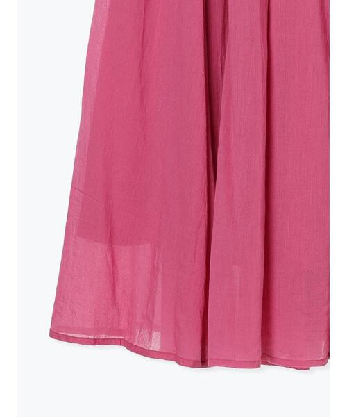 Samansa Mos2 blue（サマンサモスモスブルー）の「【Made in India】ボイルギャザースカート（スカート・レディース・プラム/ブルー/ターコイズブルー/ブラック・F）」の14枚目の写真