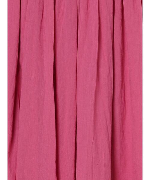 Samansa Mos2 blue（サマンサモスモスブルー）の「【Made in India】ボイルギャザースカート（スカート・レディース・プラム/ブルー/ターコイズブルー/ブラック・F）」の16枚目の写真