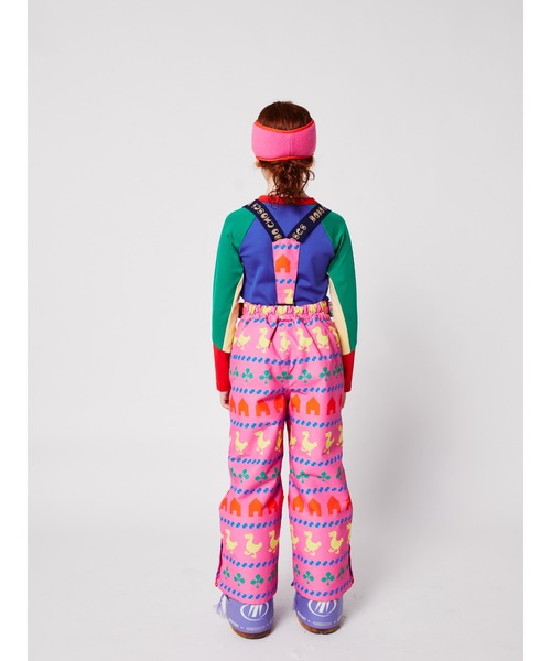 BOBO CHOSES(ボボショーズ)の「Farm all over ski pants(つなぎ/オールインワン・キッズ・フューシャピンク・12-13y/10-11y/8-9y/6-7YEAR/4-5YEAR/2-3YEAR)」の5枚目の写真