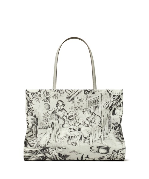 りんりん　トリーバーチ エラ 大容量 トートバッグ 幾何学模様 総柄 りんりん トリーバーチ エラ 大容量 トートバッグ 幾何学模様 総柄